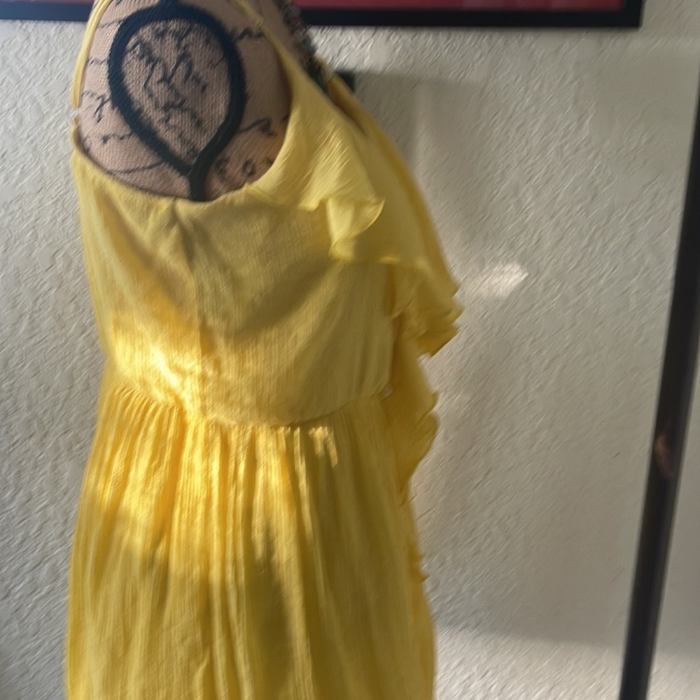 Yellow Mini Dress - Picture 3 of 4
